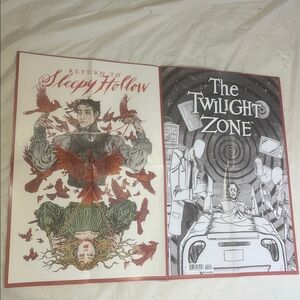 Twilight Zone Sleepy Hollow limited poster 2025 BONUS New Fold-Up